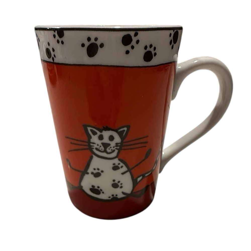 Kibitz Cat Mug - Part on the Animal Stories Collection